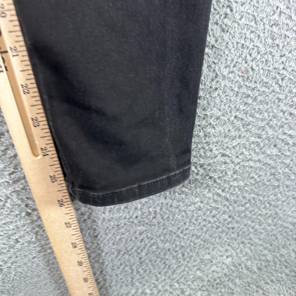 Denizen from Levi's Jeans Womens 10 Black Cotton Denim Skinny Distressed Stretch - Picture 10 of 11